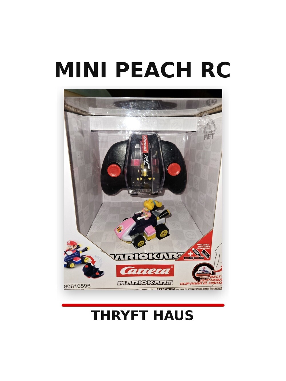 Carrera Mario Kart Mini Peach RC Remote Control Car